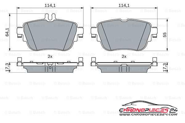 Achat de EICHER 101223469 Kit de plaquettes de frein, frein à disque pas chères