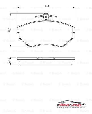 Achat de EICHER 101440019 Kit de plaquettes de frein, frein à disque pas chères