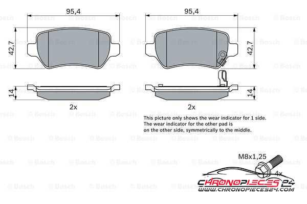 Achat de EICHER 101720109 Kit de plaquettes de frein, frein à disque pas chères