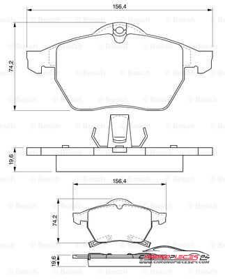 Achat de EICHER 101720139 Kit de plaquettes de frein, frein à disque pas chères