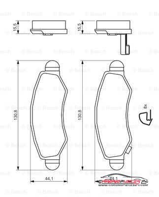 Achat de EICHER 101720179 Kit de plaquettes de frein, frein à disque pas chères