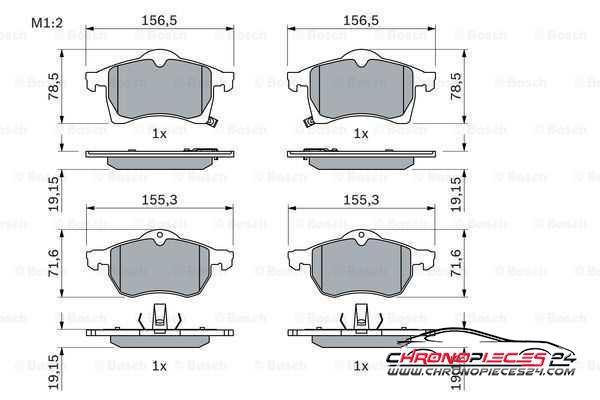 Achat de EICHER 101720229 Kit de plaquettes de frein, frein à disque pas chères