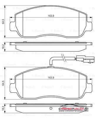 Achat de EICHER 101720409 Kit de plaquettes de frein, frein à disque pas chères