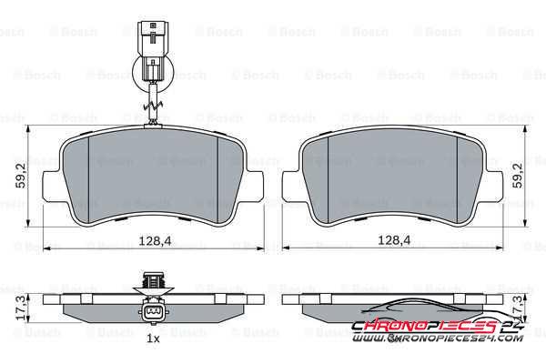 Achat de EICHER 101720419 Kit de plaquettes de frein, frein à disque pas chères