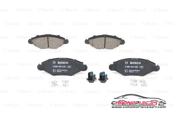 Achat de EICHER 101735179 Kit de plaquettes de frein, frein à disque pas chères