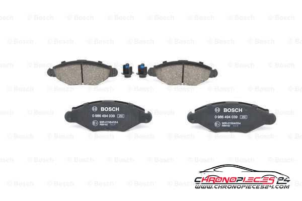 Achat de EICHER 101735179 Kit de plaquettes de frein, frein à disque pas chères