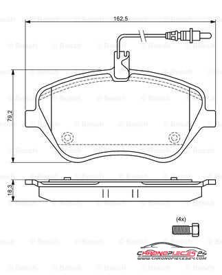 Achat de EICHER 101735369 Kit de plaquettes de frein, frein à disque pas chères