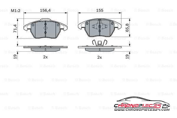 Achat de EICHER 101735379 Kit de plaquettes de frein, frein à disque pas chères