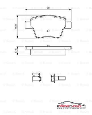 Achat de EICHER 101735529 Kit de plaquettes de frein, frein à disque pas chères