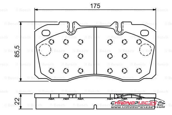 Achat de EICHER 101735589 Kit de plaquettes de frein, frein à disque pas chères