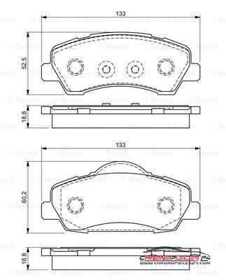 Achat de EICHER 101735599 Kit de plaquettes de frein, frein à disque pas chères