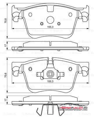 Achat de EICHER 101735629 Kit de plaquettes de frein, frein à disque pas chères