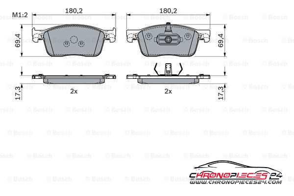 Achat de EICHER 101735649 Kit de plaquettes de frein, frein à disque pas chères