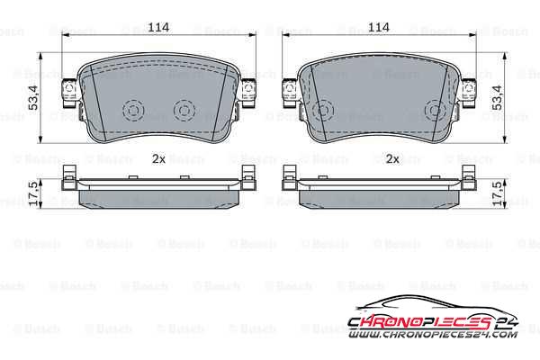 Achat de EICHER 101735659 Kit de plaquettes de frein, frein à disque pas chères