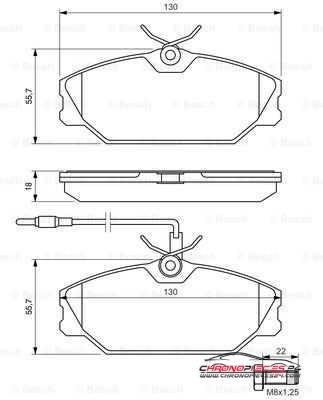 Achat de EICHER 101745099 Kit de plaquettes de frein, frein à disque pas chères