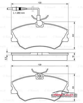 Achat de EICHER 101745159 Kit de plaquettes de frein, frein à disque pas chères