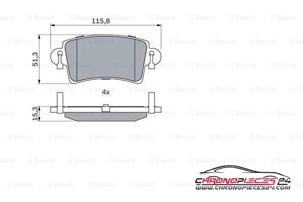 Achat de EICHER 101745299 Kit de plaquettes de frein, frein à disque pas chères