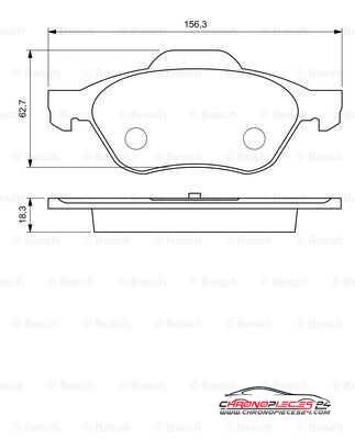 Achat de EICHER 101745399 Kit de plaquettes de frein, frein à disque pas chères