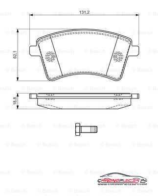 Achat de EICHER 101745749 Kit de plaquettes de frein, frein à disque pas chères