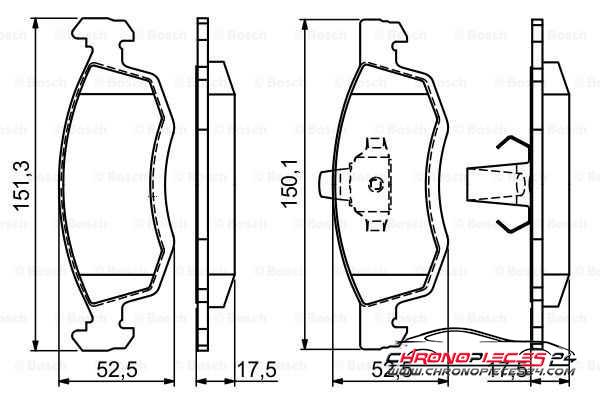 Achat de EICHER 101745769 Kit de plaquettes de frein, frein à disque pas chères