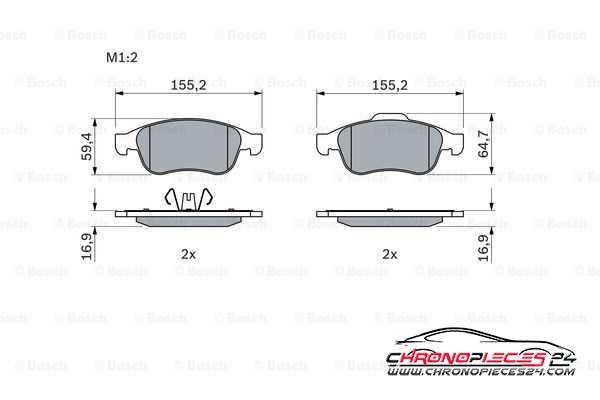 Achat de EICHER 101745859 Kit de plaquettes de frein, frein à disque pas chères