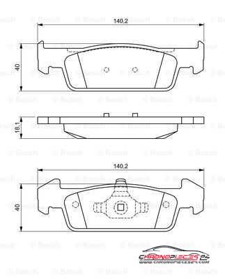 Achat de EICHER 101745919 Kit de plaquettes de frein, frein à disque pas chères