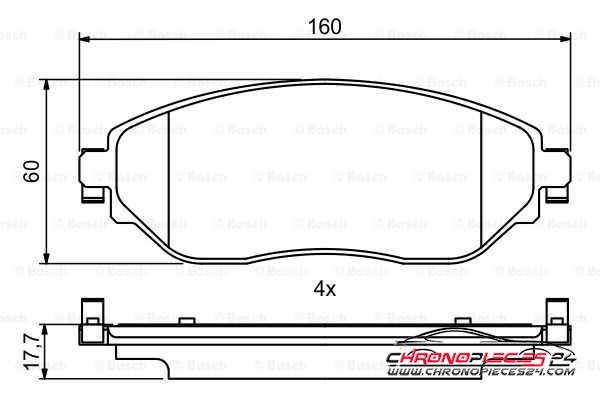 Achat de EICHER 101745929 Kit de plaquettes de frein, frein à disque pas chères