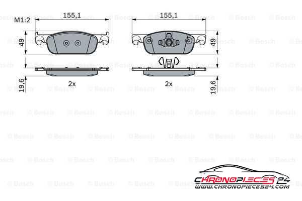 Achat de EICHER 101745979 Kit de plaquettes de frein, frein à disque pas chères