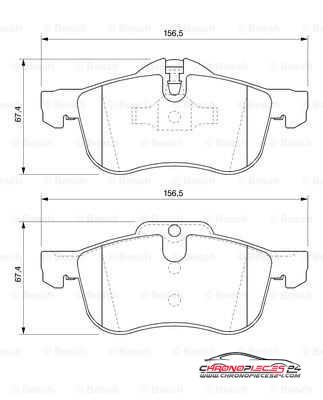 Achat de EICHER 101750049 Kit de plaquettes de frein, frein à disque pas chères