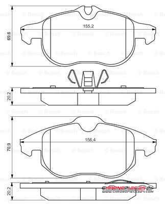 Achat de EICHER 101880209 Kit de plaquettes de frein, frein à disque pas chères