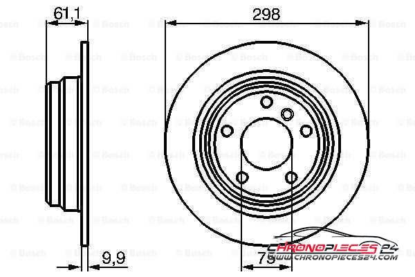 Achat de EICHER 104110599 Disque de frein pas chères