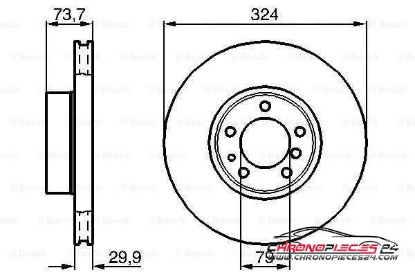 Achat de EICHER 104110729 Disque de frein pas chères