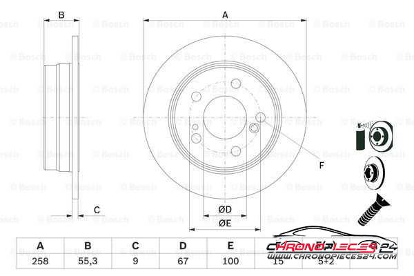 Achat de EICHER 104220289 Disque de frein pas chères