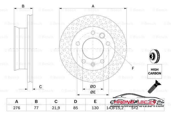 Achat de EICHER 104220659 Disque de frein pas chères