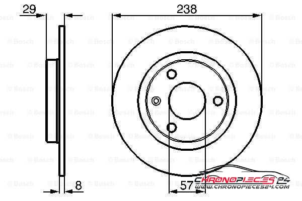 Achat de EICHER 104545269 Disque de frein pas chères