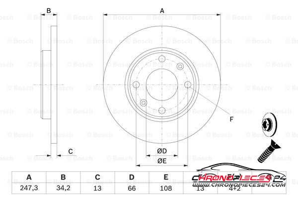 Achat de EICHER 104545349 Disque de frein pas chères