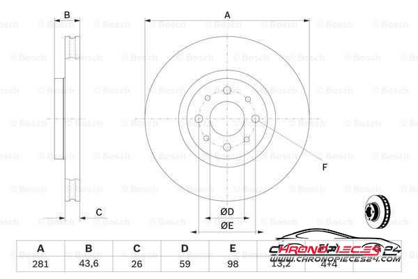 Achat de EICHER 104580149 Disque de frein pas chères