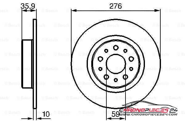 Achat de EICHER 104580209 Disque de frein pas chères