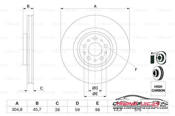 Achat de EICHER 104580839 Disque de frein pas chères