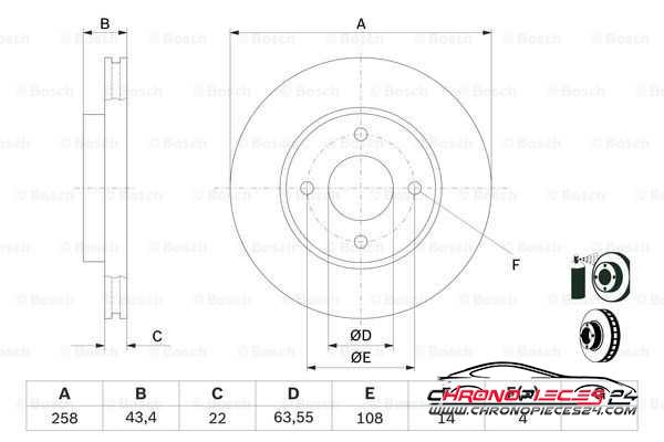 Achat de EICHER 104590069 Disque de frein pas chères