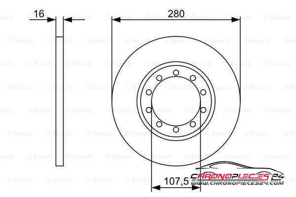 Achat de EICHER 104591189 Disque de frein pas chères