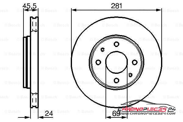 Achat de EICHER 104660329 Disque de frein pas chères