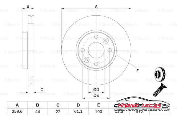 Achat de EICHER 104700229 Disque de frein pas chères