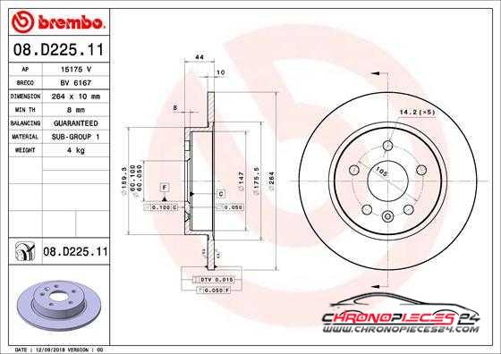 Achat de EICHER 104720629 Disque de frein pas chères