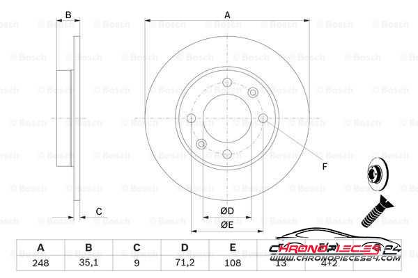 Achat de EICHER 104735169 Disque de frein pas chères