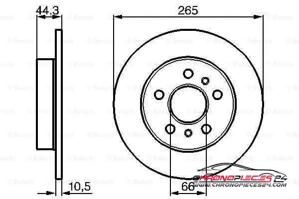 Achat de EICHER 104745199 Disque de frein pas chères