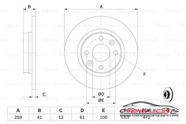 Achat de EICHER 104746049 Disque de frein pas chères