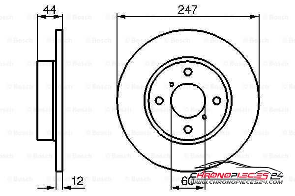 Achat de EICHER 104810049 Disque de frein pas chères