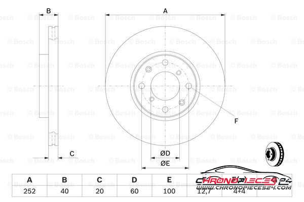 Achat de EICHER 104810139 Disque de frein pas chères