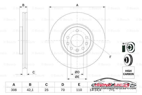 Achat de EICHER 104880249 Disque de frein pas chères